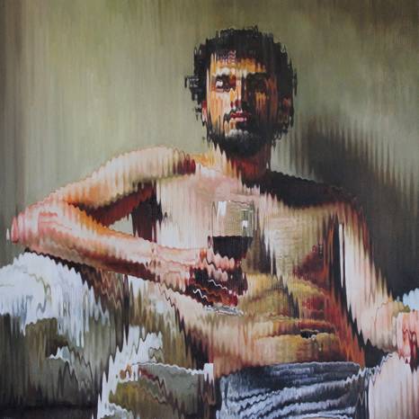 Corné Eksteen's artwork, Vespertine I (Oil on canvas | 80 x 80cm | 2025)