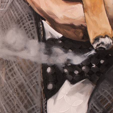 Artwork detail view - Portrait of Winston Churchill