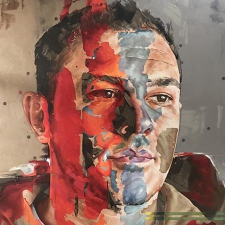 Artwork detail view - Portrait of George Bourdos