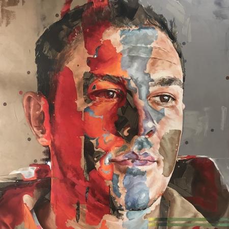 Artwork full view - Portrait of George Bourdos