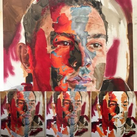 Artwork detail view - Portrait of George Bourdos