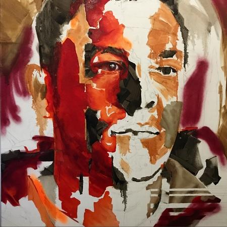 Artwork detail view - Portrait of George Bourdos