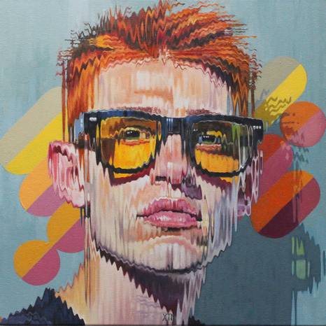 Diurnal//Optical Bias XY | I | Oil on canvas | 50 x 50cm | 2026