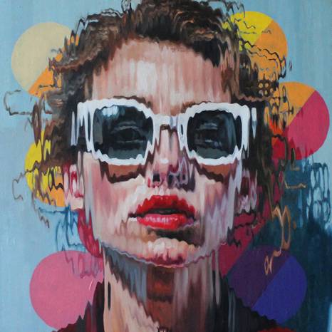Optical Bias XX | V | Oil on canvas | 30 x 30cm | 2026