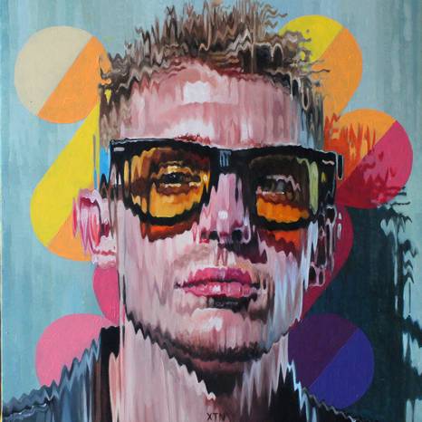 Optical Bias XY | X | Oil on canvas | 30 x 30cm | 2026