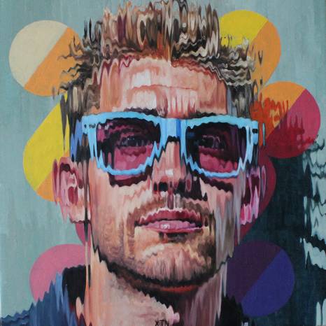 Optical Bias XY | VIII | Oil on canvas | 30 x 30cm | 2026