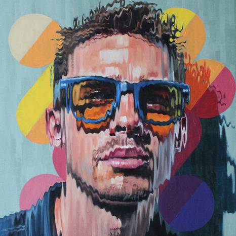 Optical Bias XY | VII | Oil on canvas | 30 x 30cm | 2026