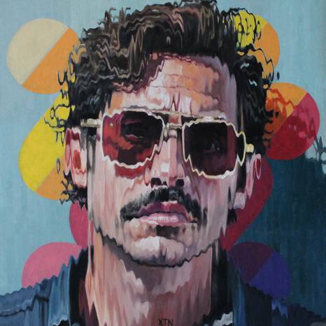 Optical Bias XY | V | Oil on canvas | 30 x 30cm | 2026