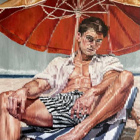 Corn&eacute; Eksteen's painting - Diurnal | 80 x 80cm | Oil on canvas | 2026