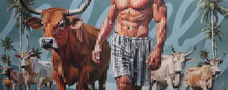 Charmed Life VII | Oil on canvas | 40 x 100cm | 2026