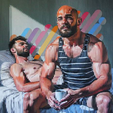 Corn&eacute; Eksteen's painting - Matutine VII | 100 x 100cm | Oil on canvas | 2026